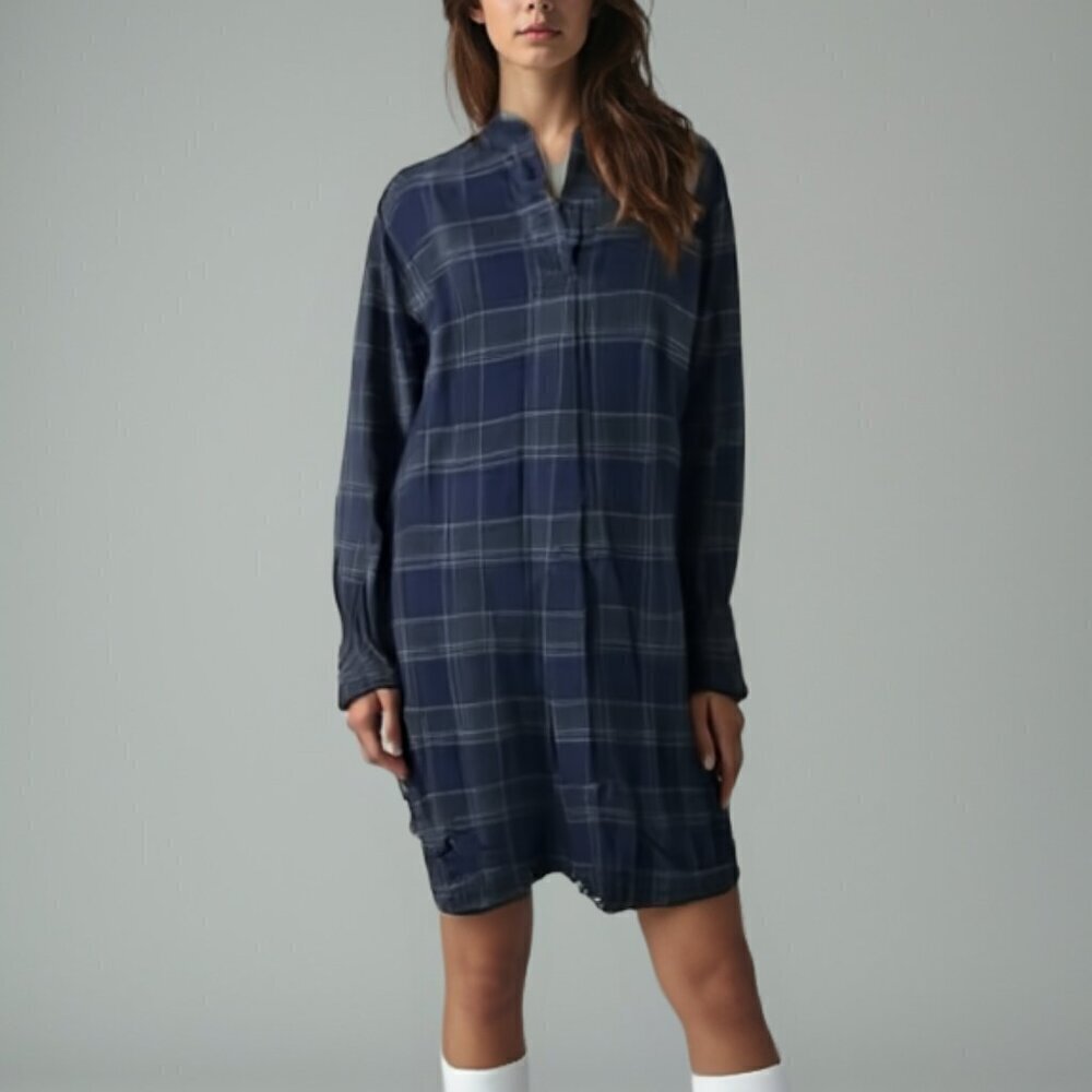 🌟UNIQLO COTTON PLAID  DRESS S